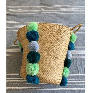Land of Nod Pom-Pom Storage Basket